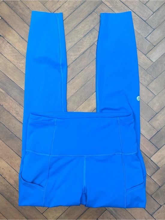 lululemon athletica Pants - Lululemon Fast & Free 7/8 Tight Nulux 25" In Poolside Size 4
